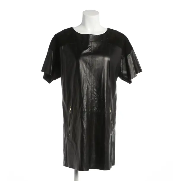 Cocktailkleid, in Dunkelbraun, Leder, Louis Vuitton