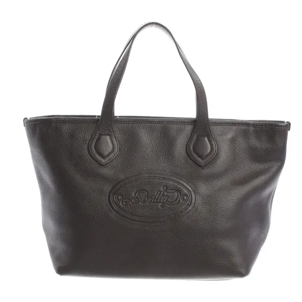 Handbag, in Dark Brown, Leather, Bally