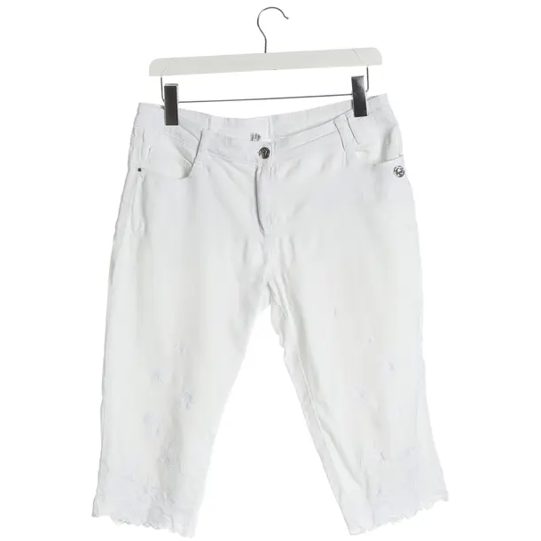 Bermuda Shorts, in White, Cotton, Sportalm