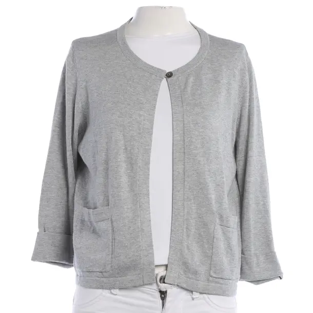Cardigan, in Grigio chiaro, Cotone, Ripetere