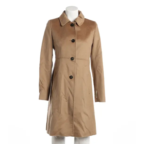 Mid-Season Coat, in Brown, Wool, Max Mara