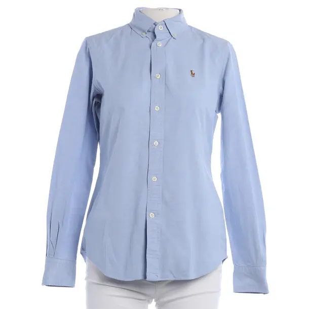 Bluse, in Hellblau, Baumwolle, Polo Ralph Lauren