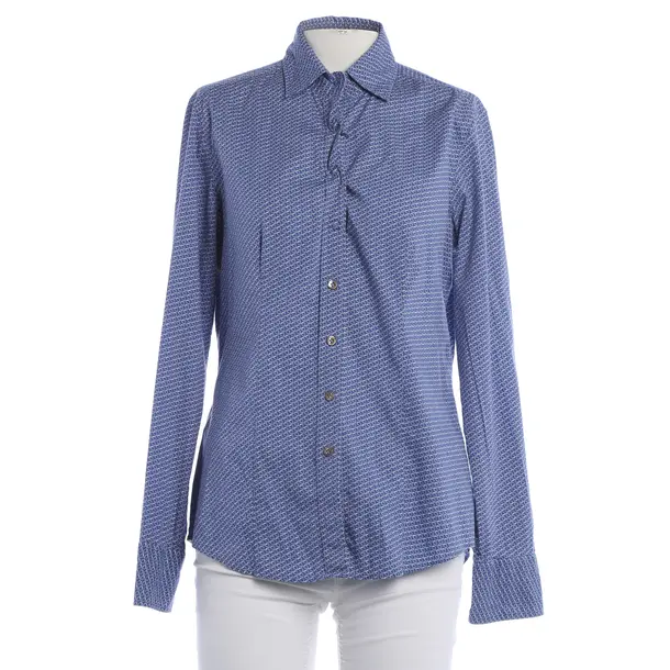 Bluse, in Blau, Baumwolle, Caliban