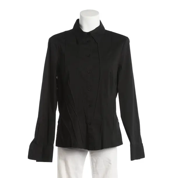 Blouse, in Black, Cotton, Steffen Schraut