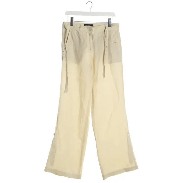Hose, in Beige, Leinen, Marc Cain