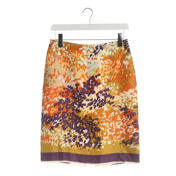 Skirt, in Multicolored, Silk, Prada