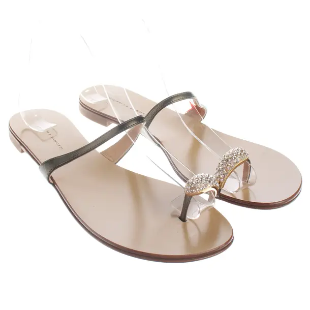 Sandals, in Gold, Giuseppe Zanotti