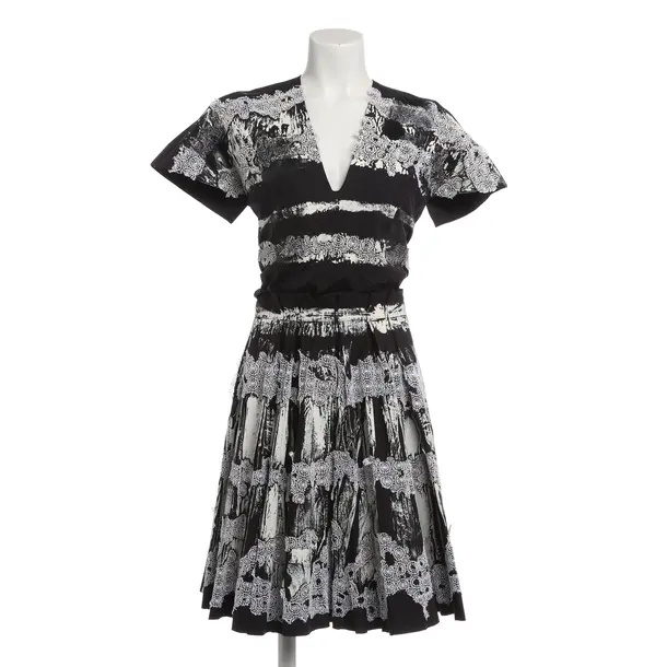 Dress, in Navy, Cotton, Bottega Veneta