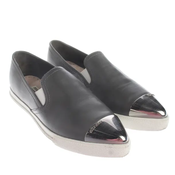 Halbschuhe, in Grau, Miu Miu