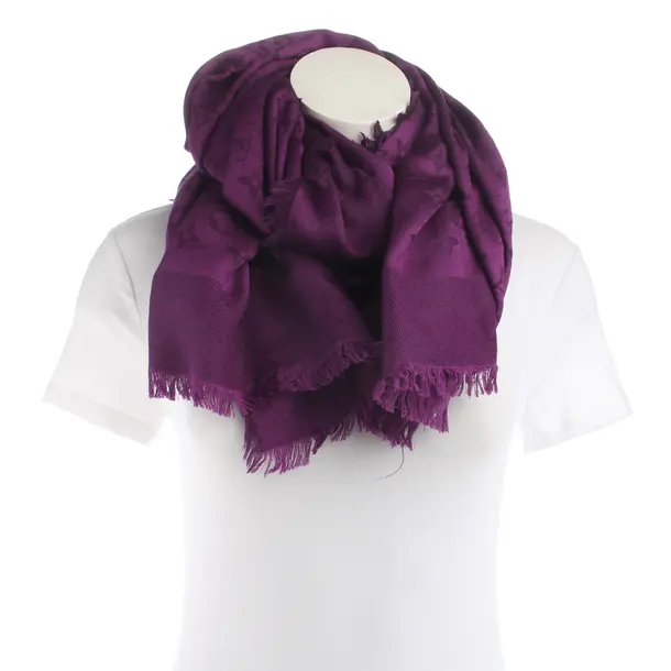 Scarf, in Purple, Silk, Louis Vuitton