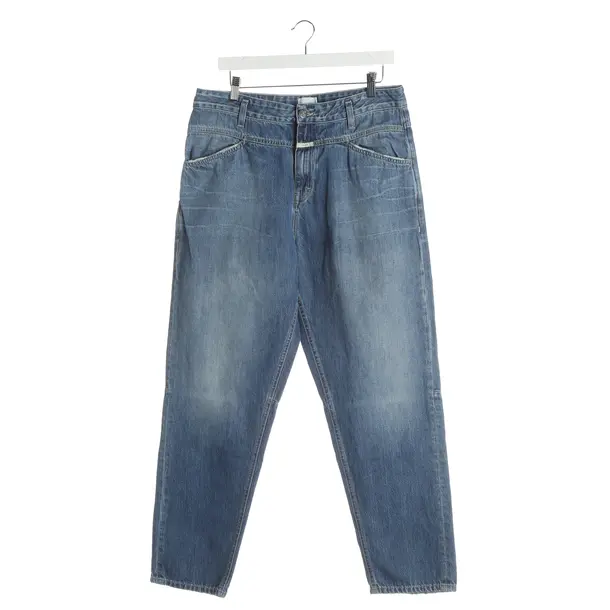 Straight Fit Jeans, in Blue, Cotton, Closed