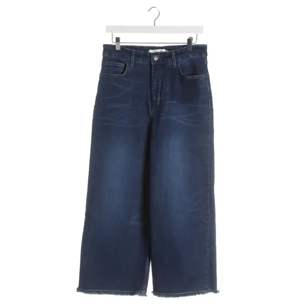 Straight Fit Jeans, in Navy, Cotton, Munthe