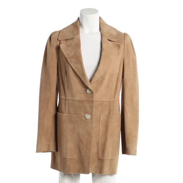 Ledermantel, in Beige, Leder, Dorothee Schumacher