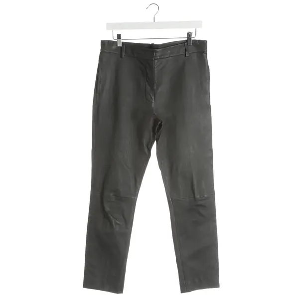 Hose, in Dunkelgrau, Leder, Joseph