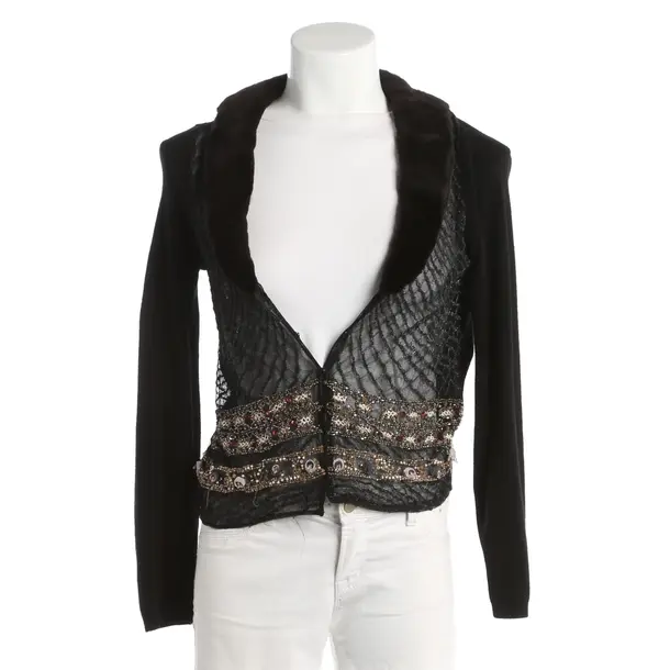 Cardigan, in Nero, Viscosa, Blumarine