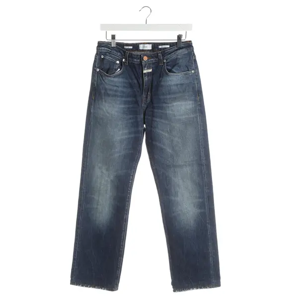 Straight Fit Jeans, in Blue, Cotton, Closed
