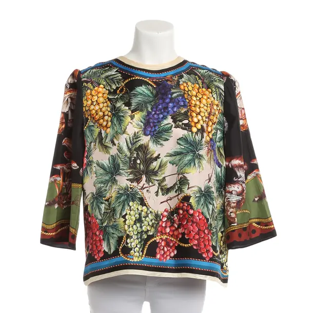 Bluse, in Mehrfarbig, Seide, Dolce & Gabbana