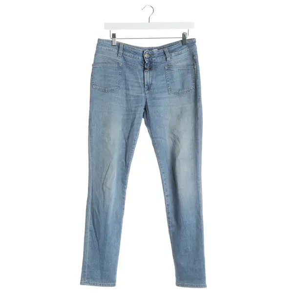 Jeans Straight Fit, in Blau, Baumwolle, Closed