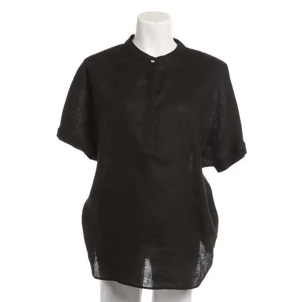 Blouse, in Black, Linen, GC Fontana