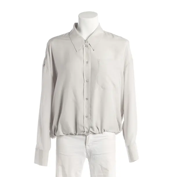 Blouse, in Silver, Silk, Dorothee Schumacher