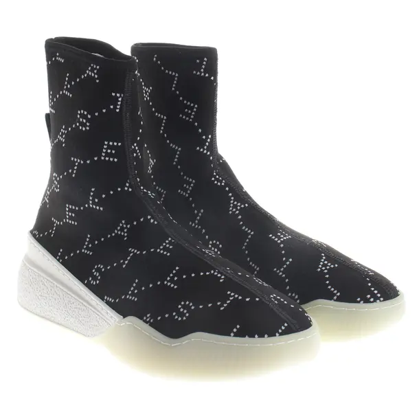 High-Top Sneakers, in Black, Stella McCartney