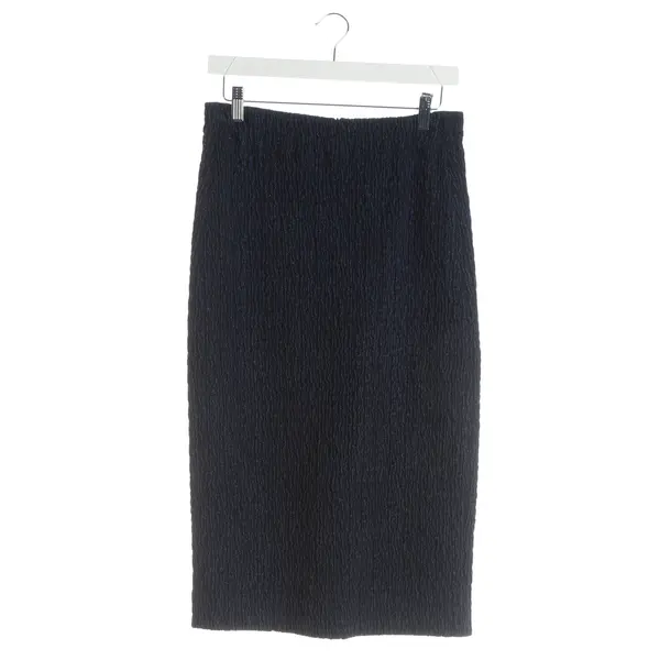 Skirt, in Navy, Cotton, Odeeh