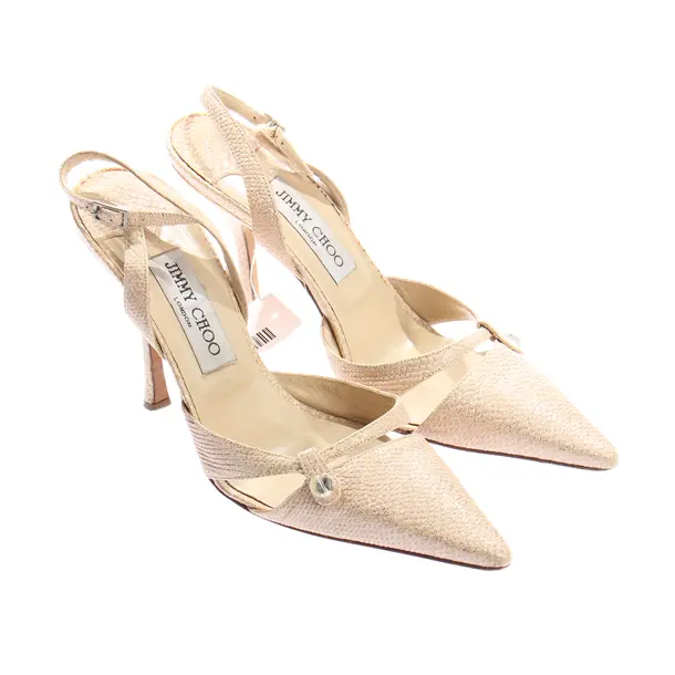 Sandali, in Beige, Jimmy Choo
