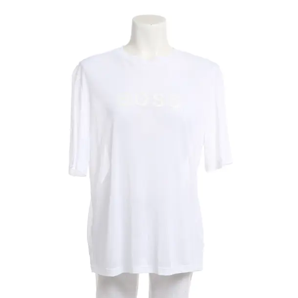 Shirt, in White, Viscose, Hugo Boss Orange