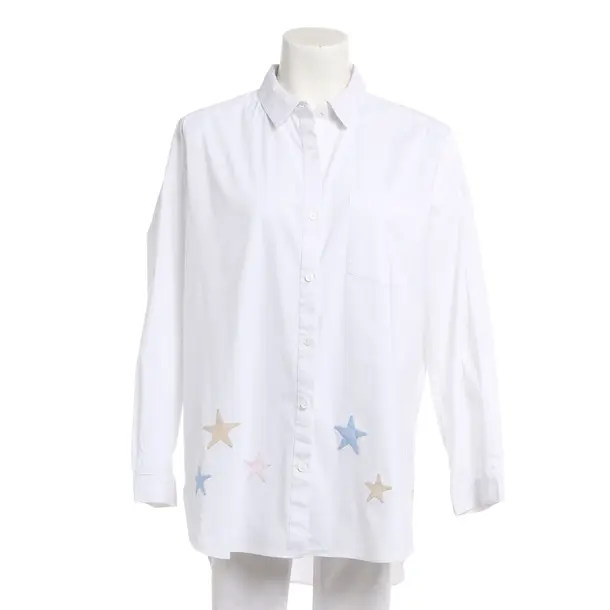 Bluse, in Weiß, Baumwolle, Steffen Schraut