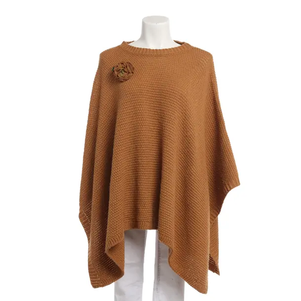 Poncho, in Braun, Baumwolle, Twin Set