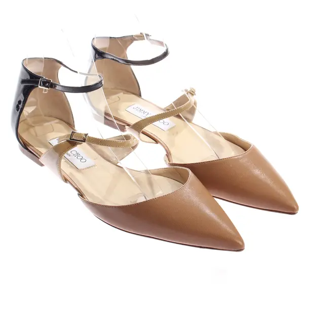 Scarpe basse, in Marrone chiaro, Jimmy Choo