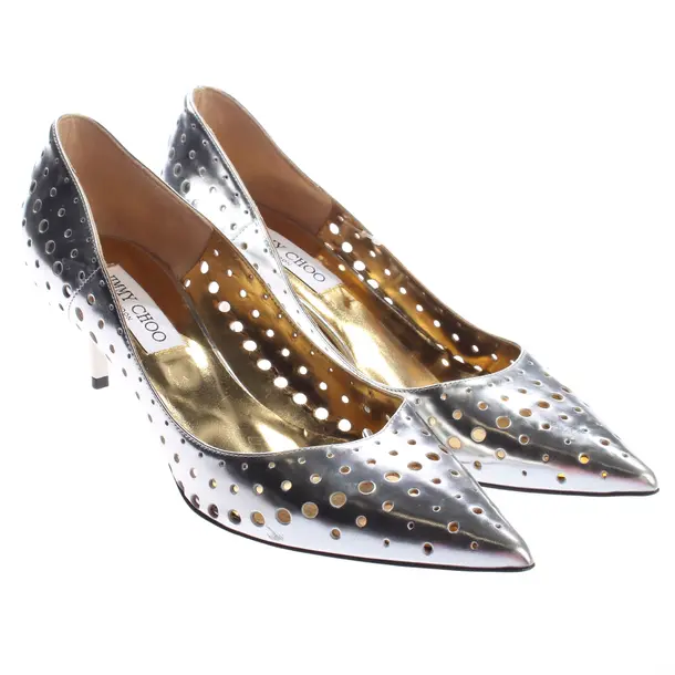 Décolleté, in argento, Jimmy Choo