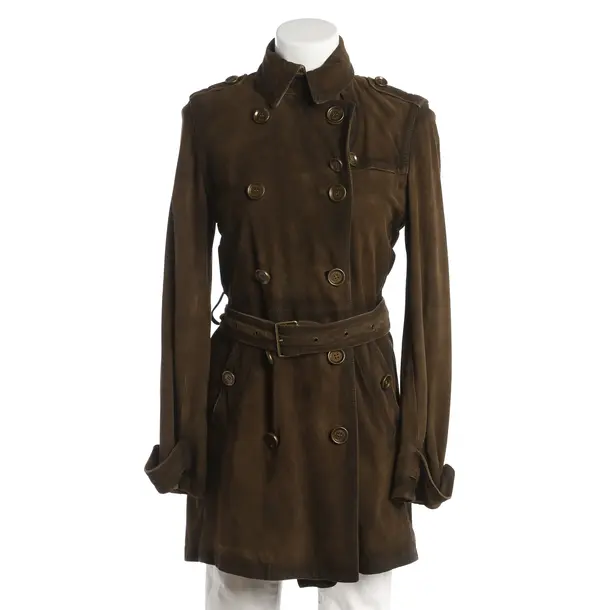 Ledermantel, in Braun, Leder, Burberry Brit