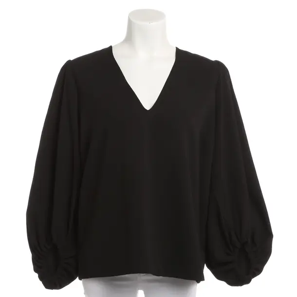 Blouse, in Black, Polyester, Ganni