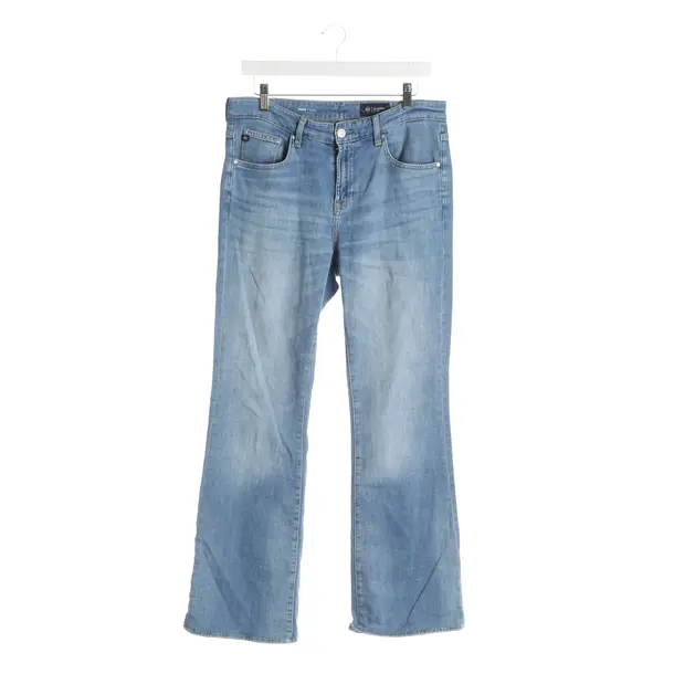 Straight Fit Jeans, in Blue, Cotton, Adriano Goldschmied