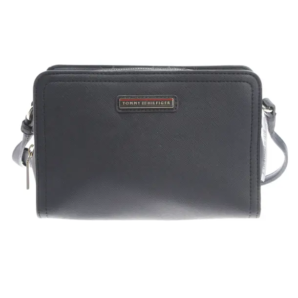 Schultertasche, in Dunkelgrau, Polyvinyl, Tommy Hilfiger