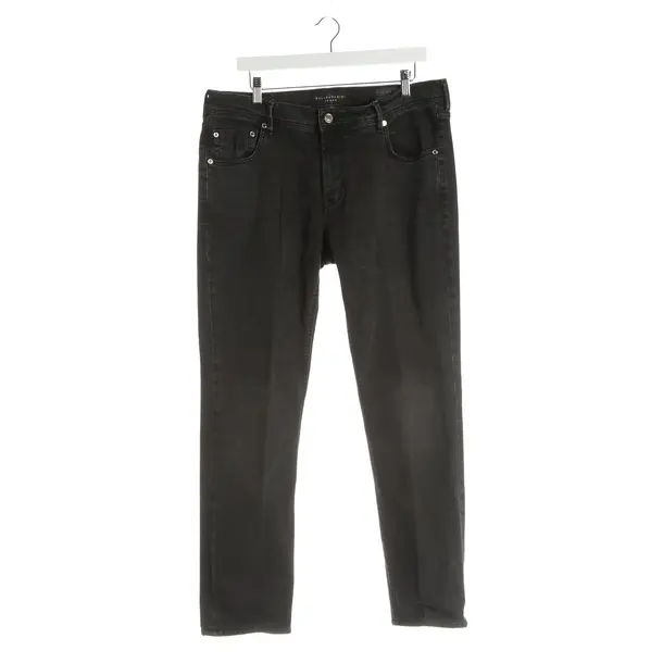 Jeans Straight Fit, in Schwarz, Baumwolle, Baldessarini