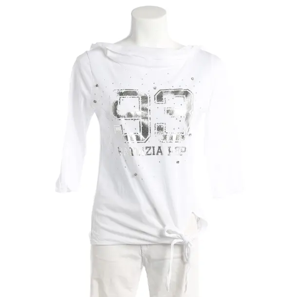 Long Sleeve Shirt, in White, Cotton, Patrizia Pepe