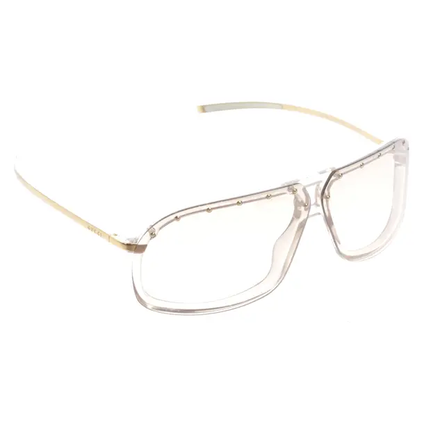 Sonnenbrille, in Gold, Kunststoff / Metall, Gucci