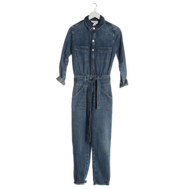 Jumpsuit, in Blau, Baumwolle, Ba&sh