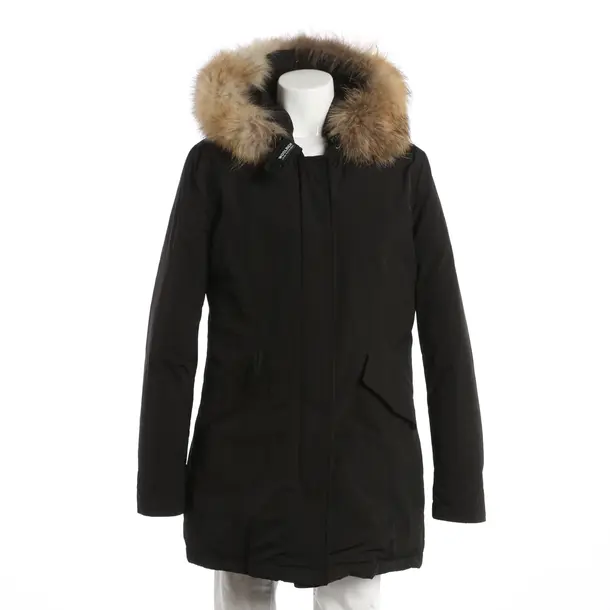 Wintermantel, in Schwarz, Polyester, Woolrich