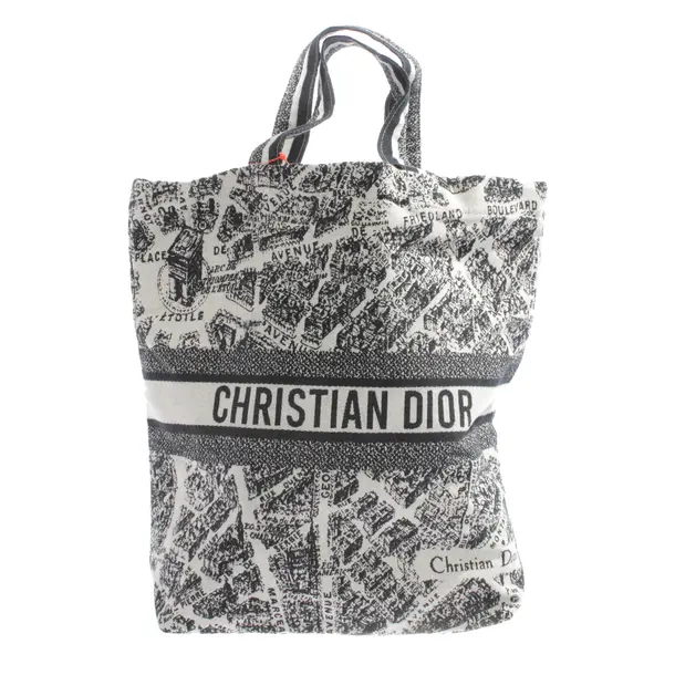 Shopper Bag, in Beige, Cotton, Dior