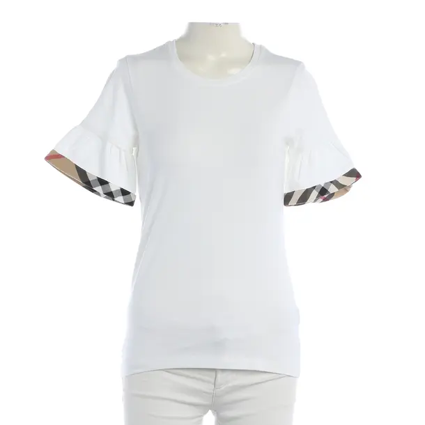 Shirt, in White, Cotton, Burberry