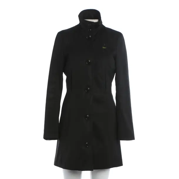 Mid-Season Coat, in Black, Polyester, Blauer USA