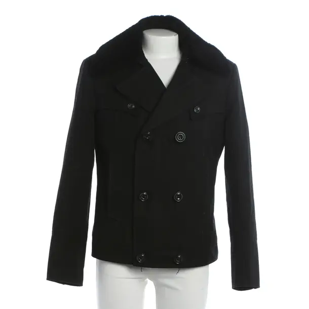 Mid-Season Jacket, in Black, Cotton, Hugo Boss Orange