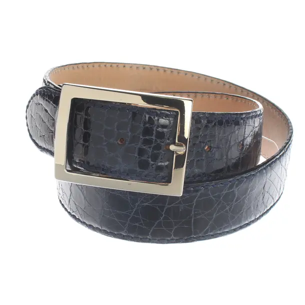 Gürtel, in Navy, Leder, Reptile´s House