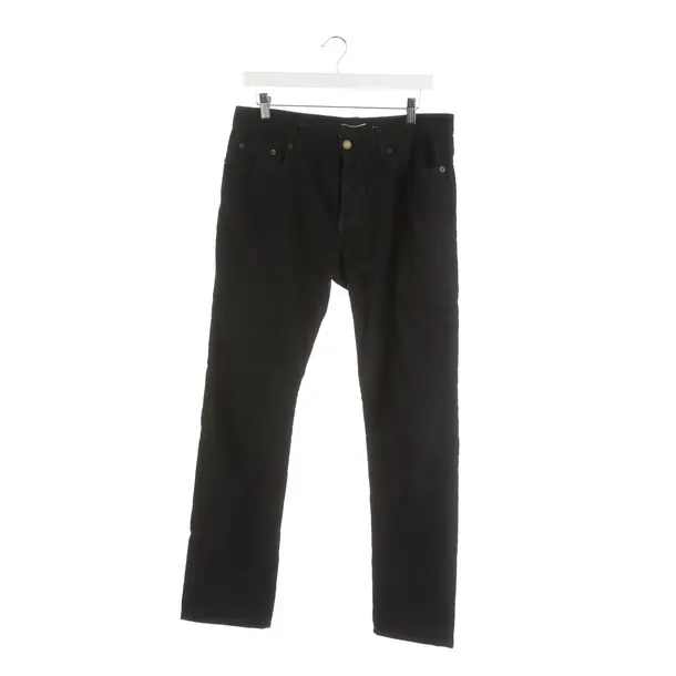 Pants, in Black, Cotton, Saint Laurent