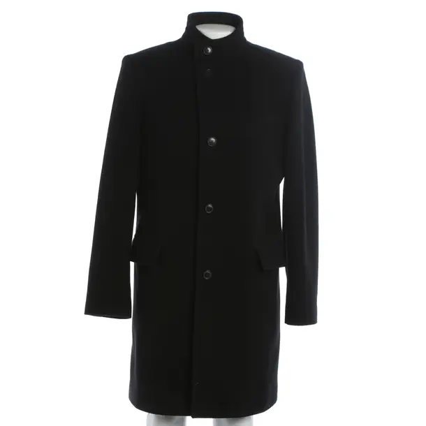 Übergangsmantel, in Schwarz, Wolle, Hugo Boss Black Label