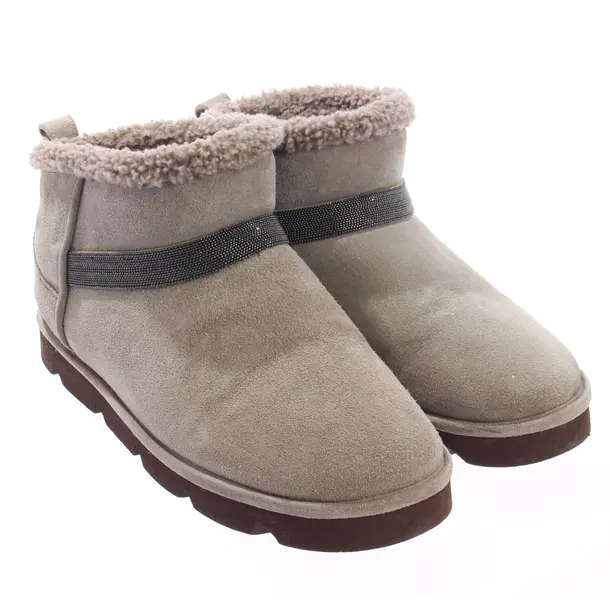 Stiefeletten, in Grau, Brunello Cucinelli