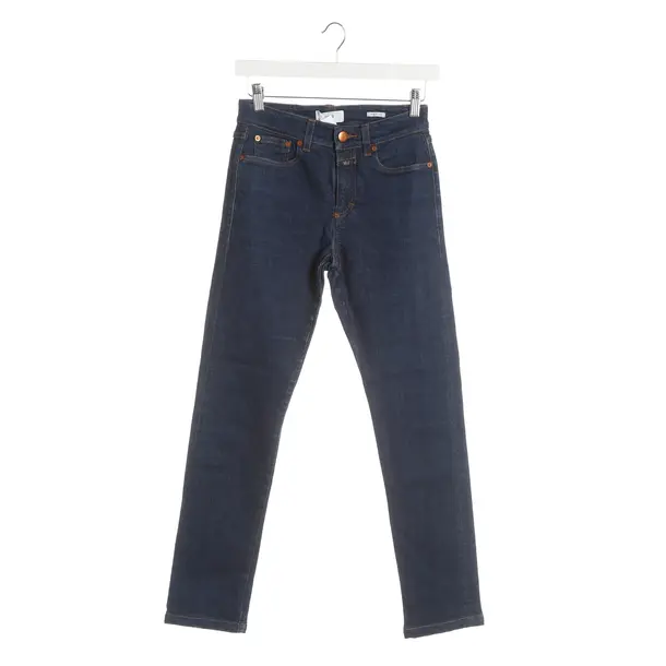 Jeans skinny, in Blu, Cotone, Chiuso